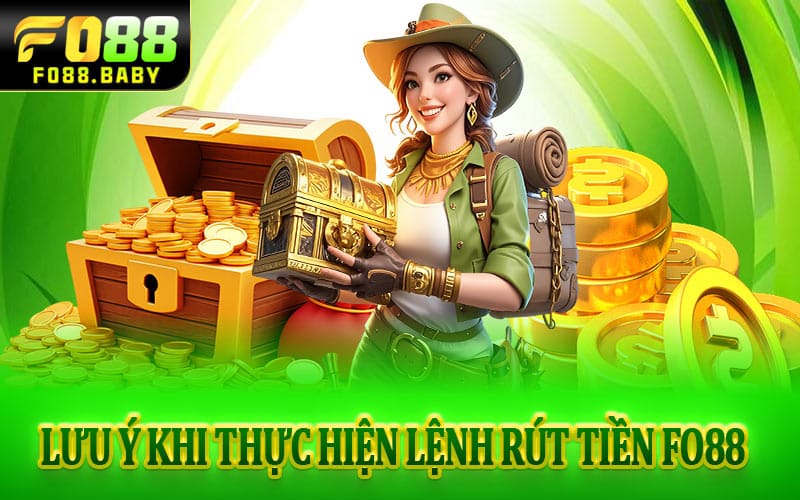 Những điểm quan trọng cần lưu ý khi thực hiện lệnh rút tiền Fo88