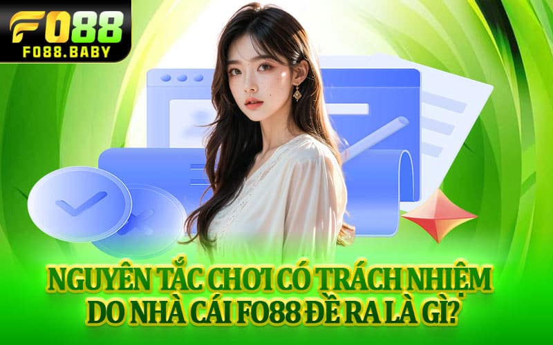 Nguyên tắc chơi có trách nhiệm do nhà cái Fo88 đề ra là gì?