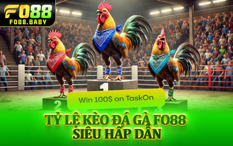 Tỷ lệ kèo Đá Gà Fo88 siêu hấp dẫn